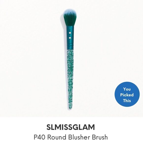 3/$20💘 SLMISSGLAM P40 Round Blusher Brush - Picture 1 of 9